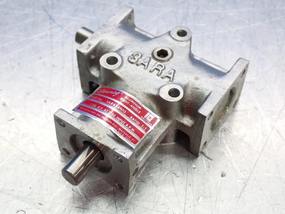 Browning 1.08hp@ 1750 Input Rpm Gear Reducer 1:1 Ratio - 3ara1-sn10