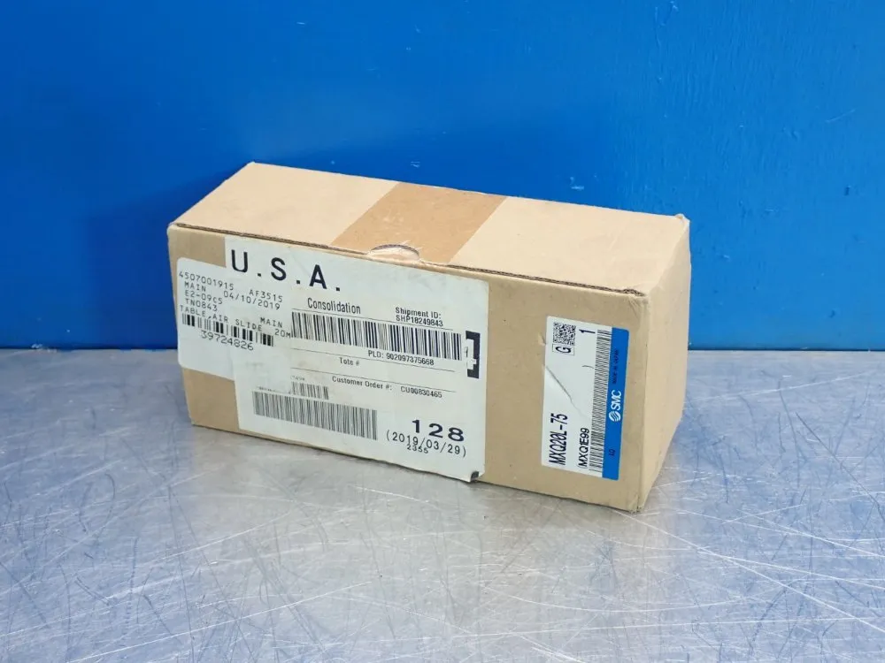 Smc Pneumatic Guided Cylinder - Mxq20l-75