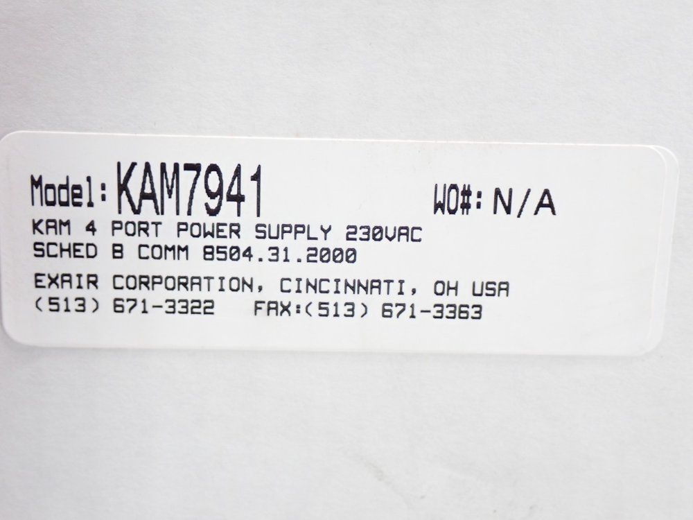 Exair Power Supply - Kam7941