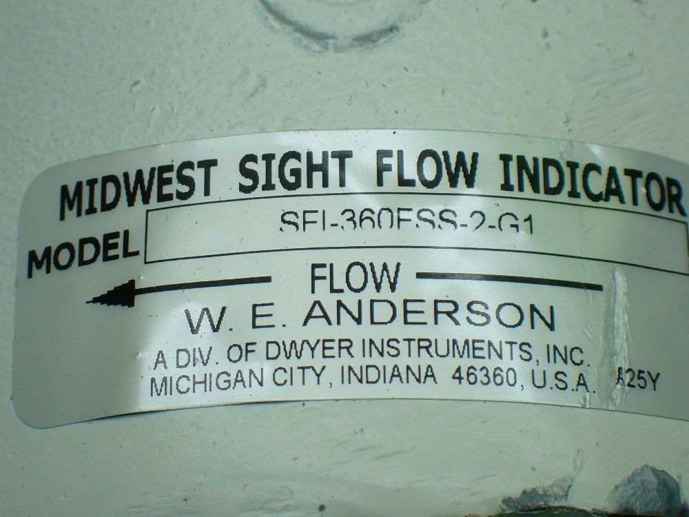Midwest Sight Flow Indicator. - Sfi-360ess-2-g1