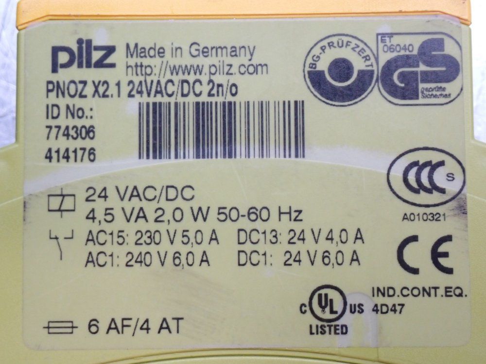 Pilz Safety Relay - 774306