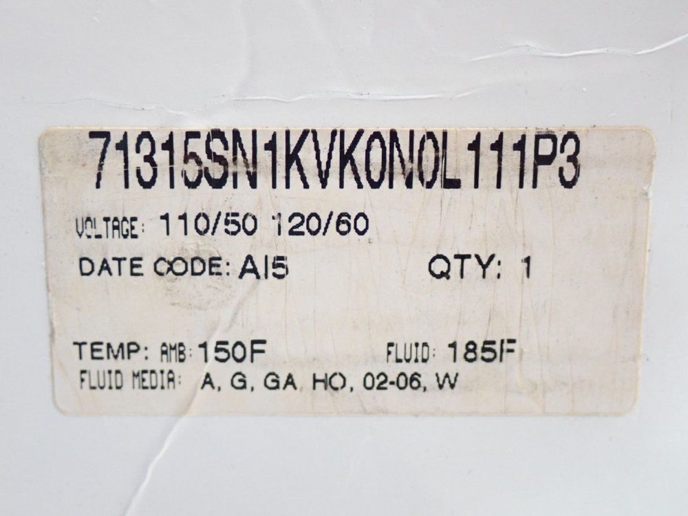 Honeywell Solenoid Valve - 71315sn1kvk0n0l111p3