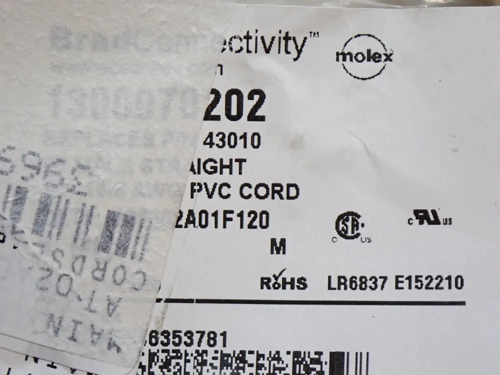 Brad Connectivity Molex Pvc Mini Change Cable - 1300070202