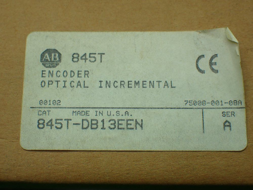 Allen-bradley Optical Incremental Encoder. - 845t-db13een