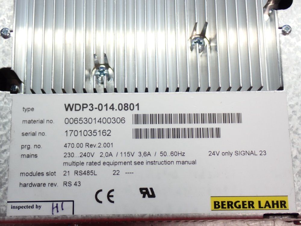 Berger Lahr Servo Drive