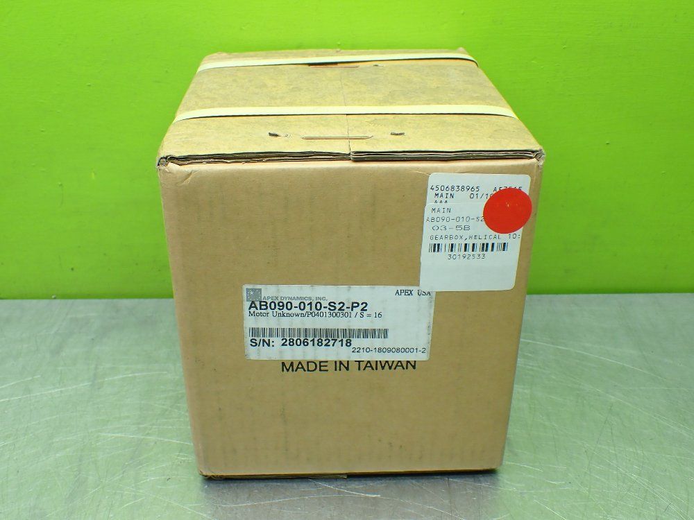Apex Dynamics Inc 010:1 Ratio, 1 Stage Planetary Gearbox - Ab090-010-s2-p2