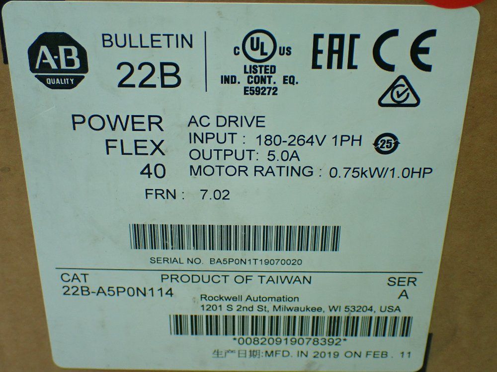 Allenbradley Power Flex 40 Ac Servo Drive 
