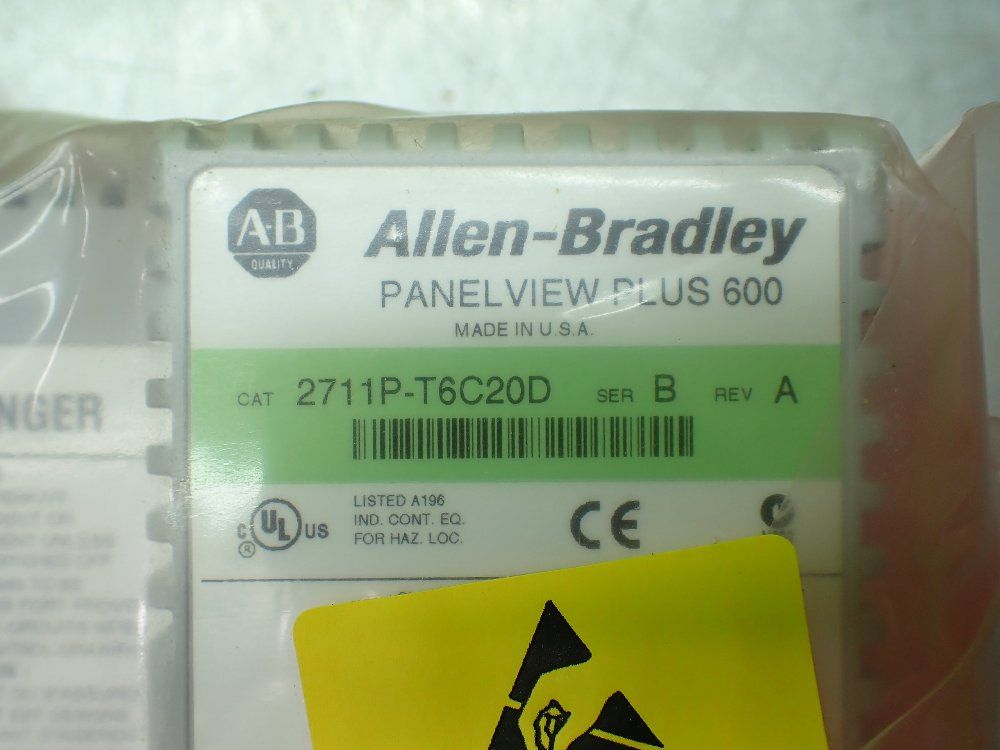 Allenbradley Panelview Plus 600 Operator Panel