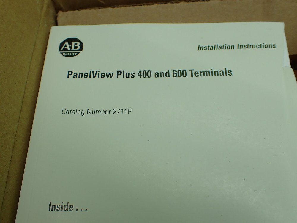 Allenbradley Panelview Plus 600 Operator Panel