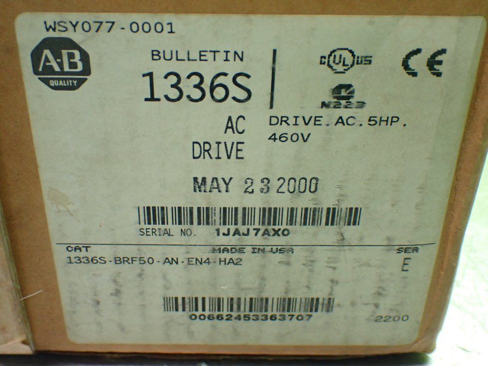 Allenbradley Ac Adjustable Frequency Drive