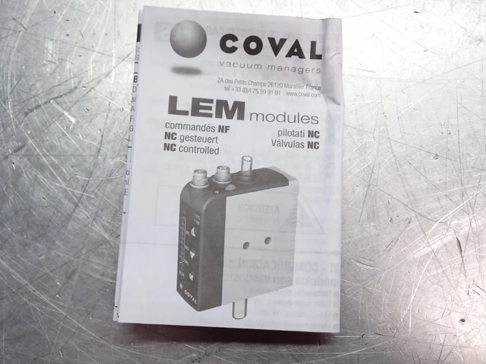 Coval Mini Vacuum Pump Regulator - Lem90x10sva