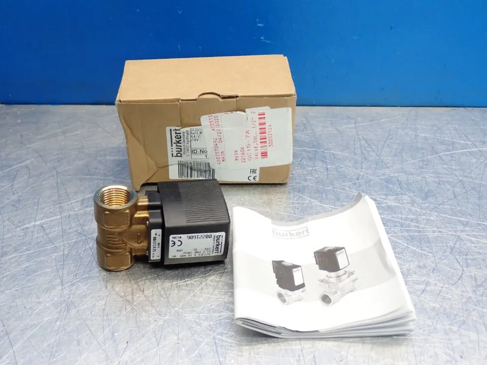Burkert 2/2 Way Solenoid Valve - 00221606