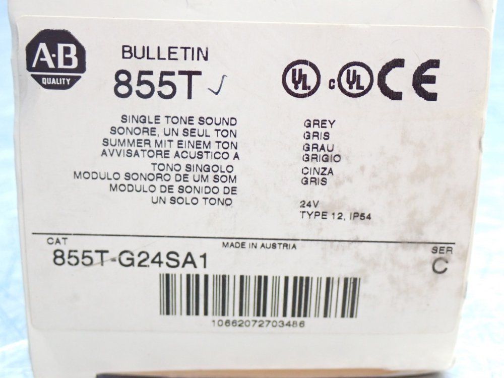 Allen Bradley Single Tone Sound Module - 855t-g24sa1