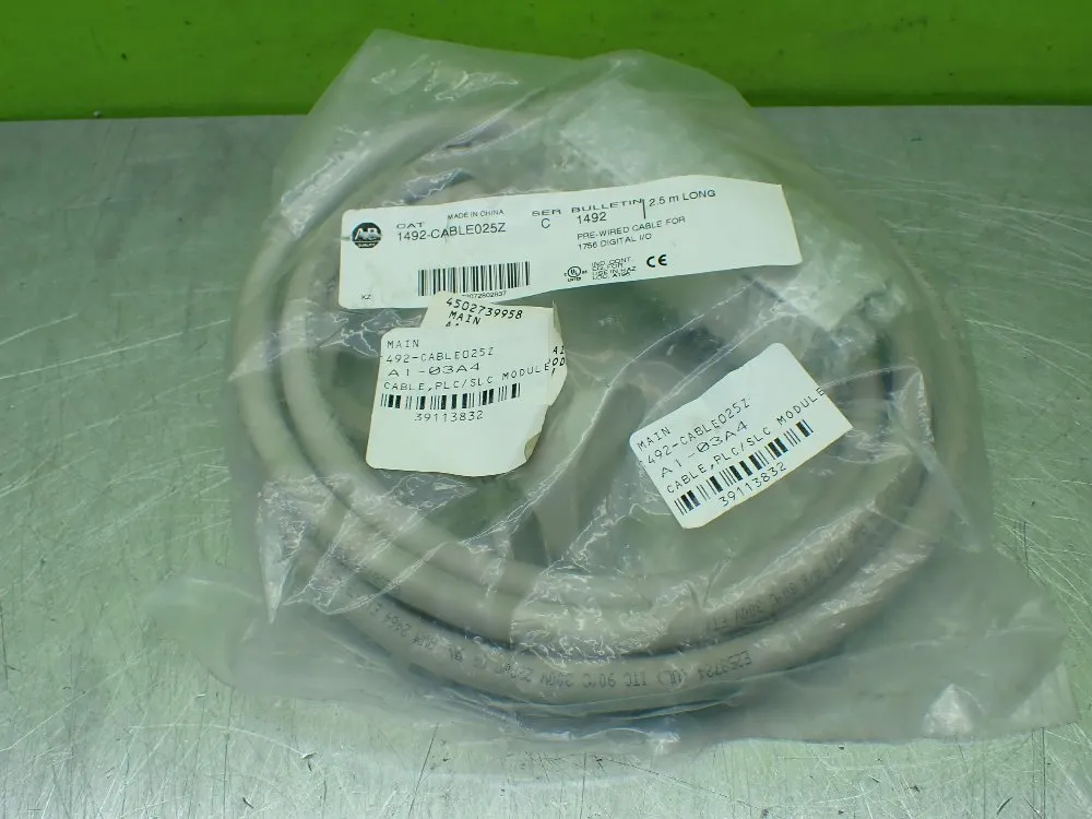 Allenbradley Prewired Cable For 1756 Digital Io
