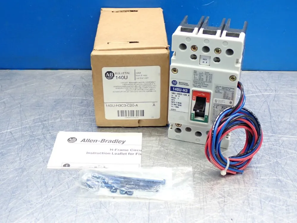Allen Bradley Molded Case Circuit Breaker - 140u-h3c3-c20-a