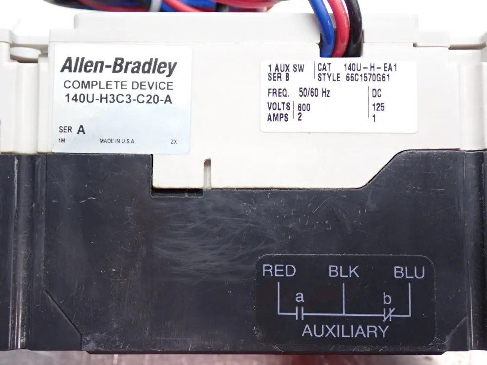Allen Bradley Molded Case Circuit Breaker - 140u-h3c3-c20-a