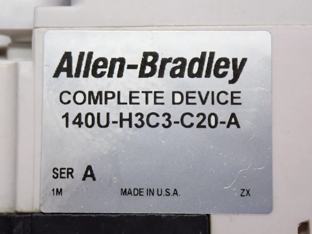 Allen Bradley Molded Case Circuit Breaker - 140u-h3c3-c20-a