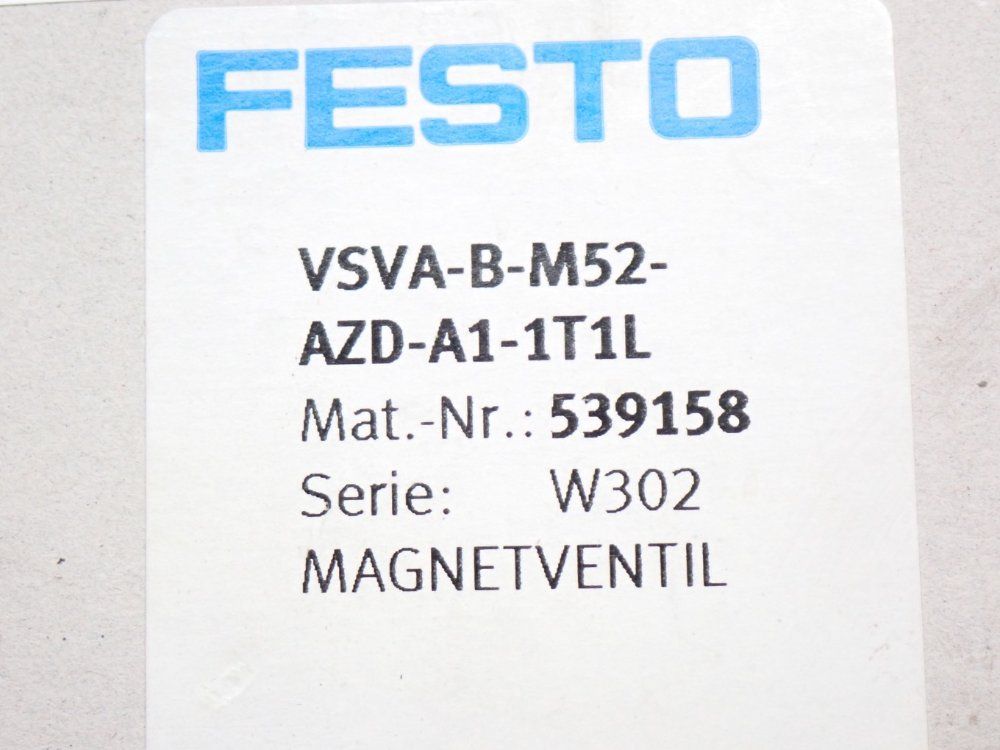 Festo Air Solenoid Valve - 539158