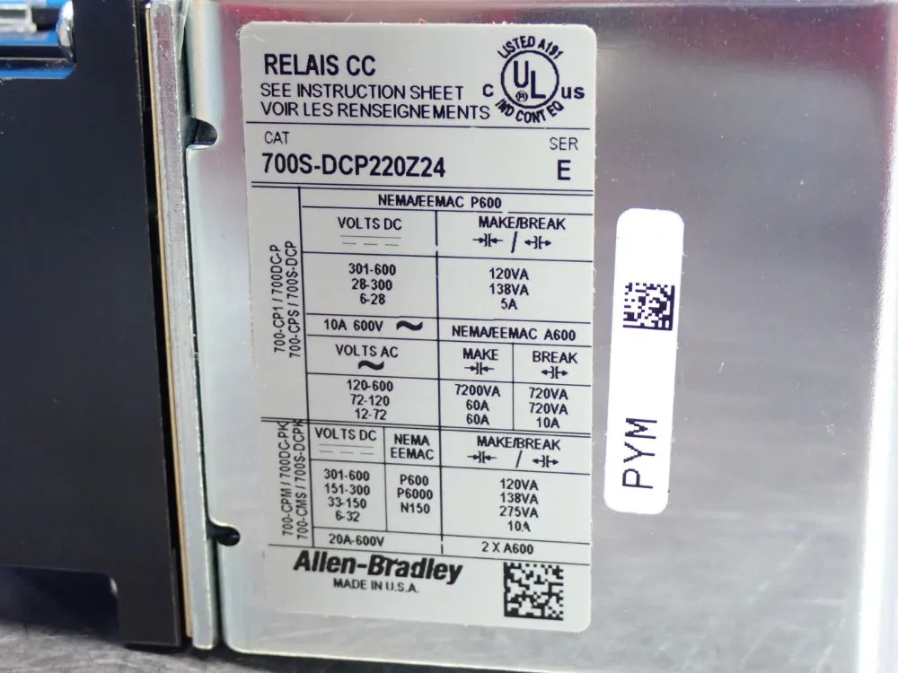 Allen Bradley Safety Control Relay Unit - 700s-dcp220z24