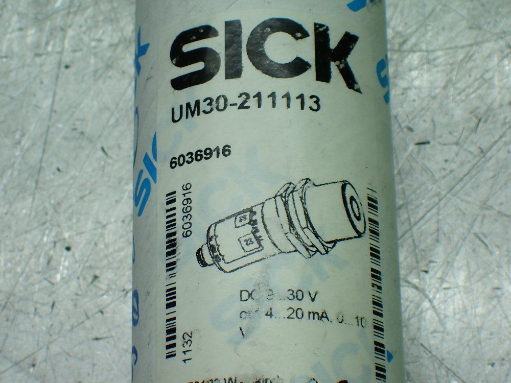 Sick Ultrasonic Distance Sensor. - Um30-211113