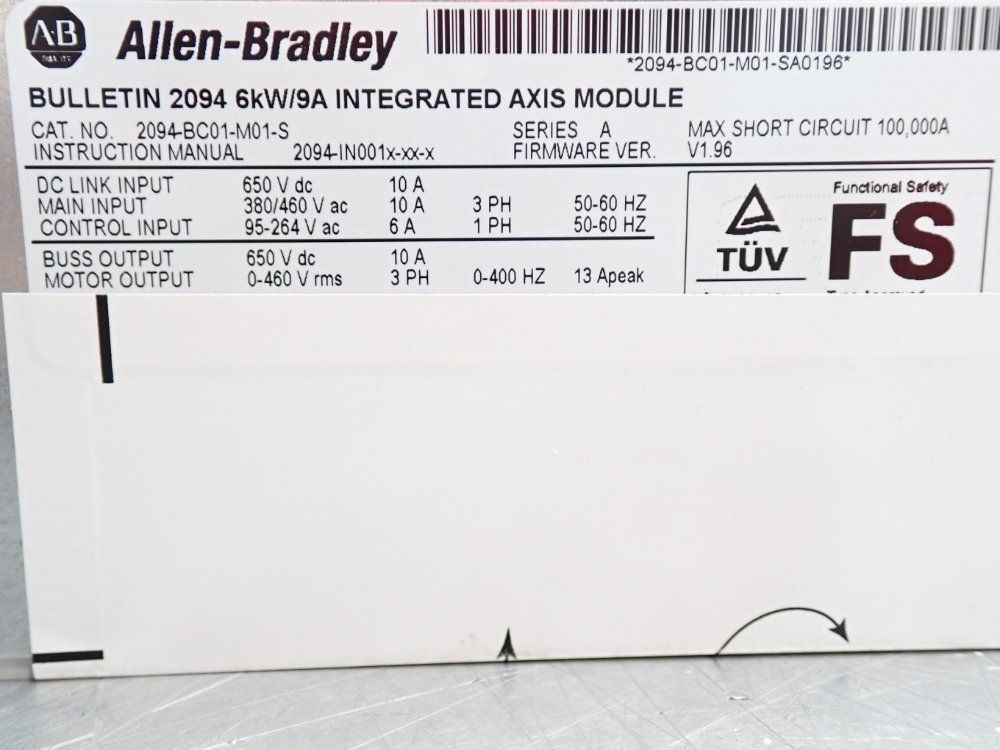 Allen Bradley Kinetix 6000 Integrated Axis Module Servo Drive
