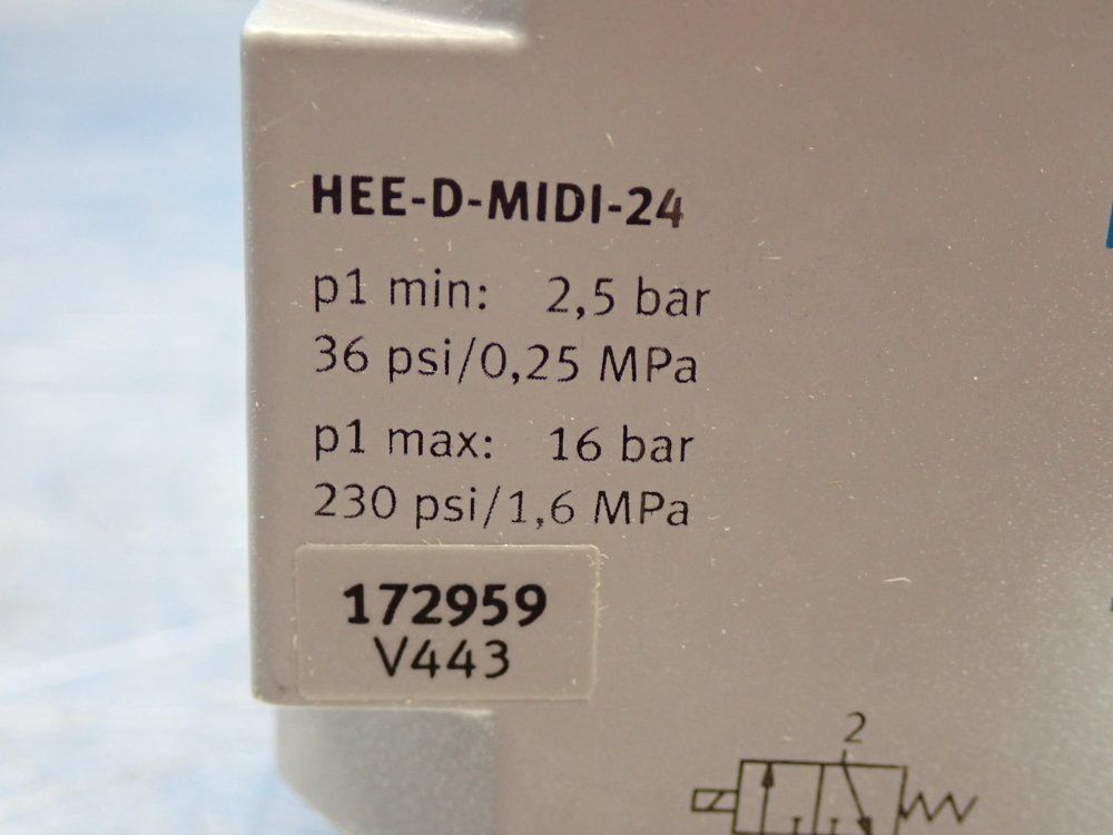 Festo Shutoff Valve Unit - 172959