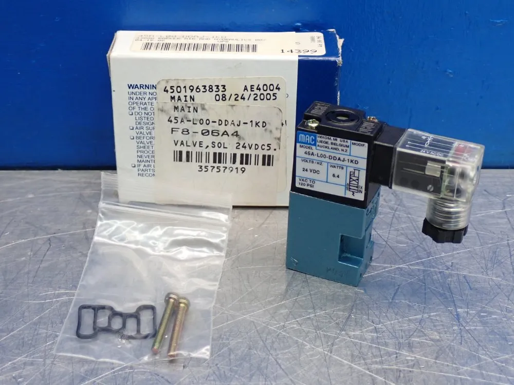 Mac Solenoid Valve Unit - 45a-l00-ddaj-1kd
