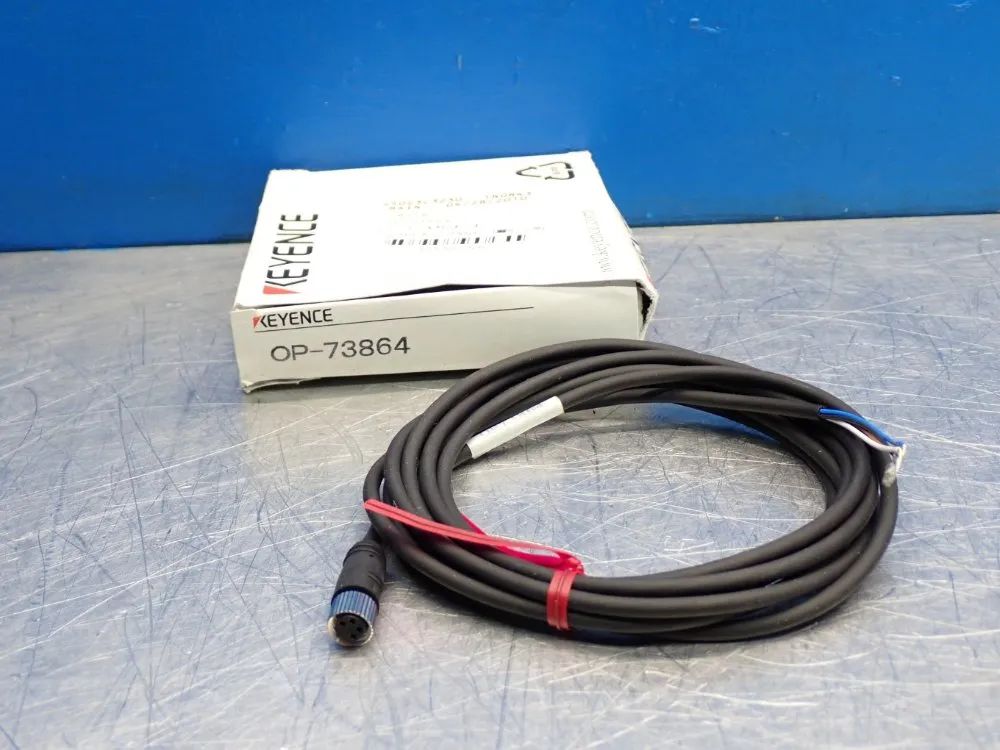 Keyence Fiber Optic M8 Straight Connector Cable - Op-73864