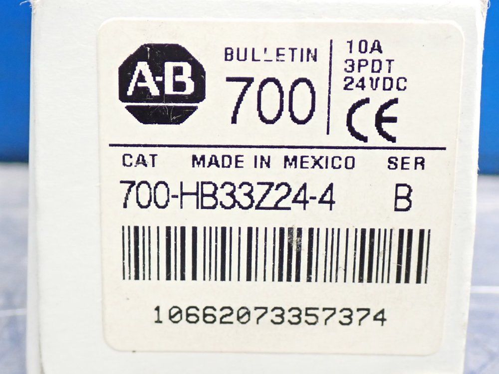 Allen Bradley Gp Tall Square Base Relay - 700-hb33z24-4