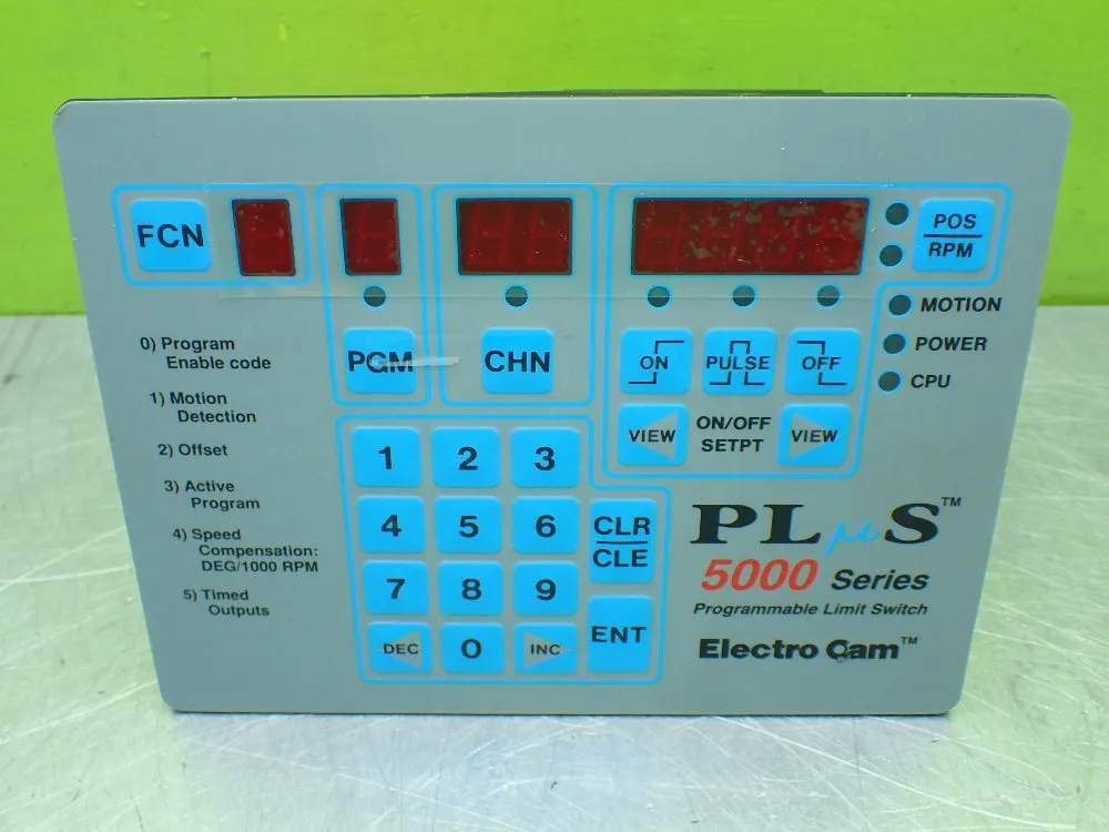 PLUS PROGRAMMABLE LIMIT SWITCH.