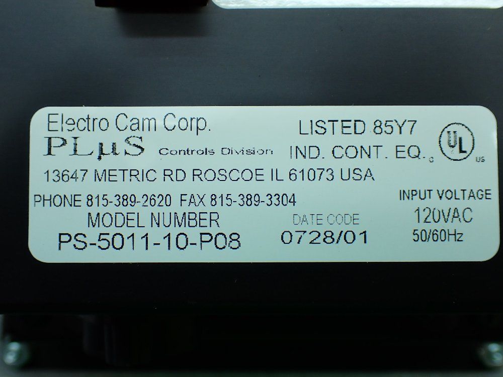 Electro Cam Corp Plus Programmable Limit Switch