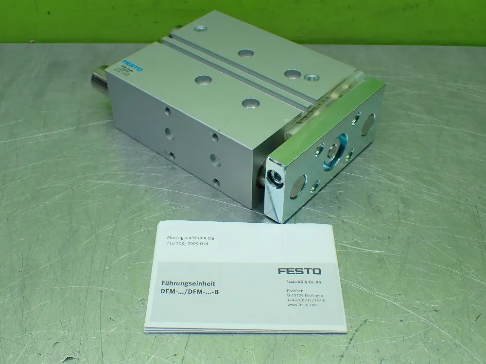 Festo Pmax = 10bar Guided Cylinder. - Dfm-32-80-p-a-gf