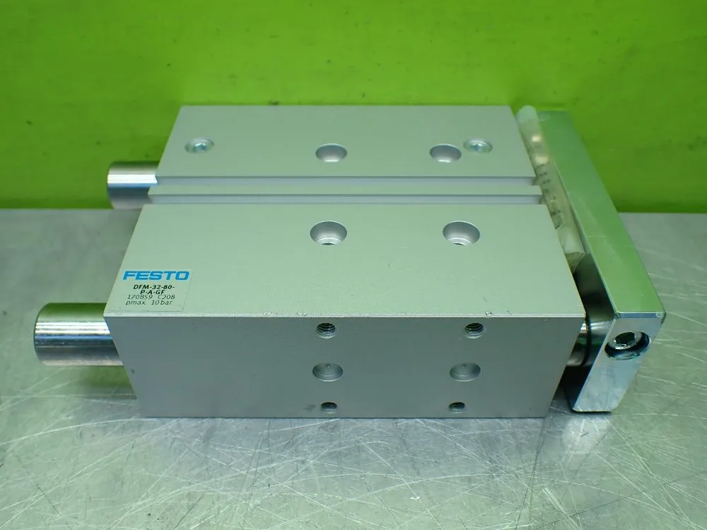 Festo Pmax = 10bar Guided Cylinder. - Dfm-32-80-p-a-gf