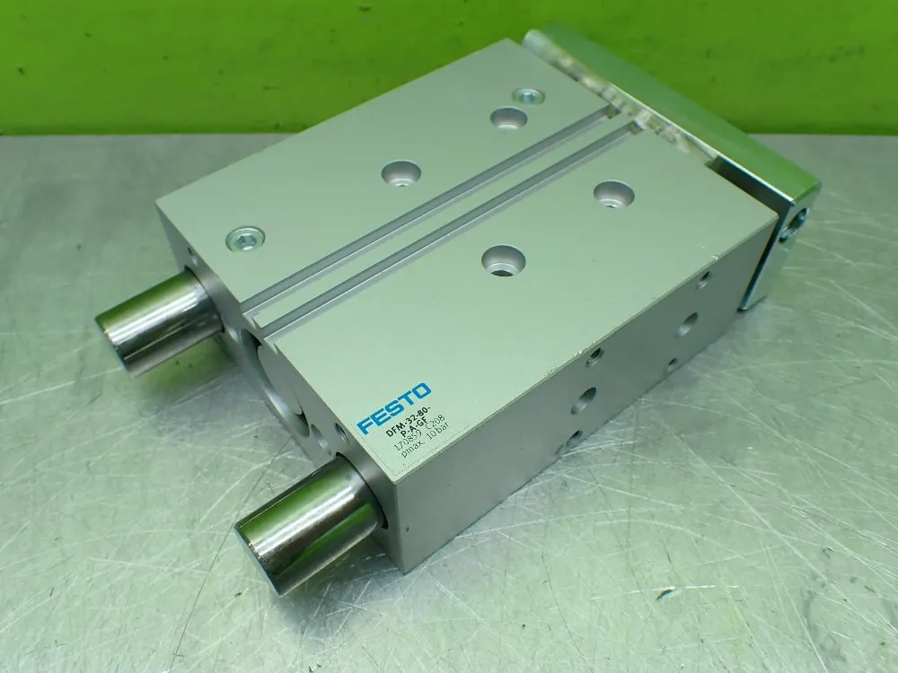 Festo Pmax = 10bar Guided Cylinder. - Dfm-32-80-p-a-gf
