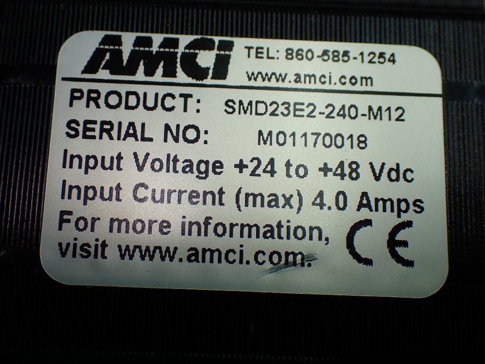 Amci Ethernet Integrated Stepper Motor - Smd23e2-240-m12