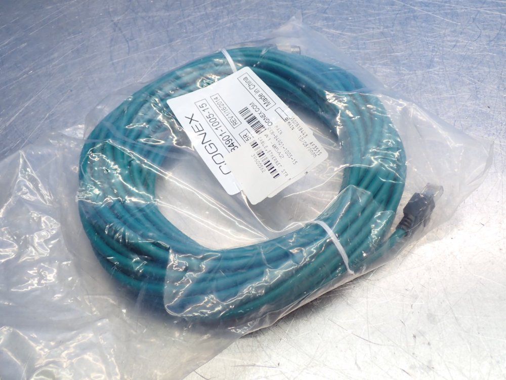 Congnex 15-meter (50') Ethernet Cable Cordset - Ccb-84901-1005-15