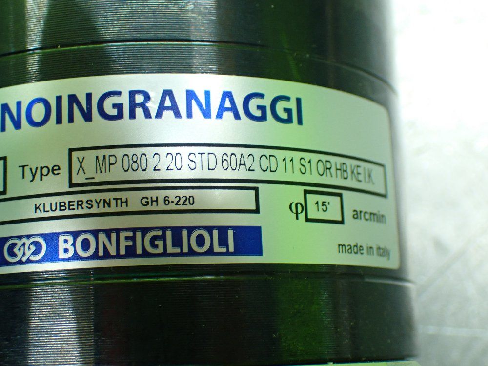 Bonfiglioli Planetary Gearbox. Wmpc2020s0001 - X_mp 080 2 20 Std 60a2 Cd 11 S1 Or Hb Ke I.k