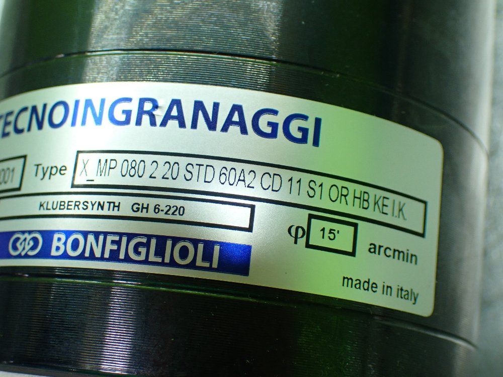 Bonfiglioli Planetary Gearbox. Wmpc2020s0001 - X_mp 080 2 20 Std 60a2 Cd 11 S1 Or Hb Ke I.k