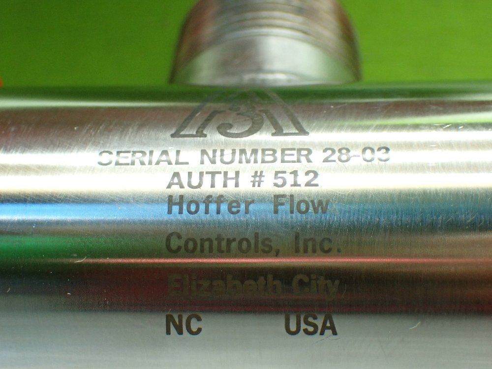 Hoffer Flow Control Valve