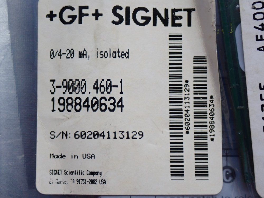 Gf+signet Output Card Circuit Board Isolated - 3-9000.460-1 3-6000