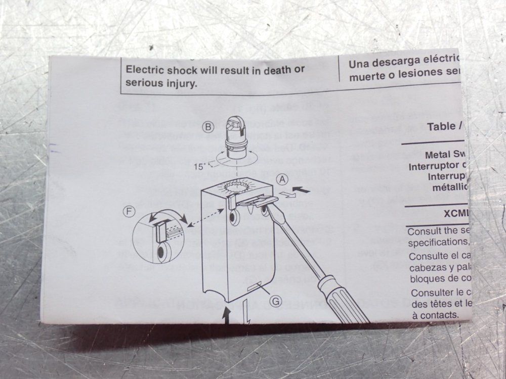 Telemecanique Snap Action Limit Switch Sensor