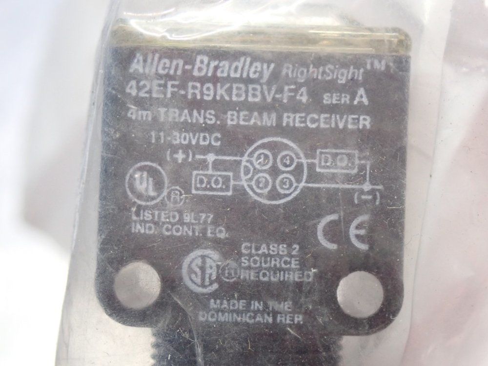 Allen Bradley Photoelectric Sensor Transmitted Beam Receiver - 42ef-r9kbbv-f4