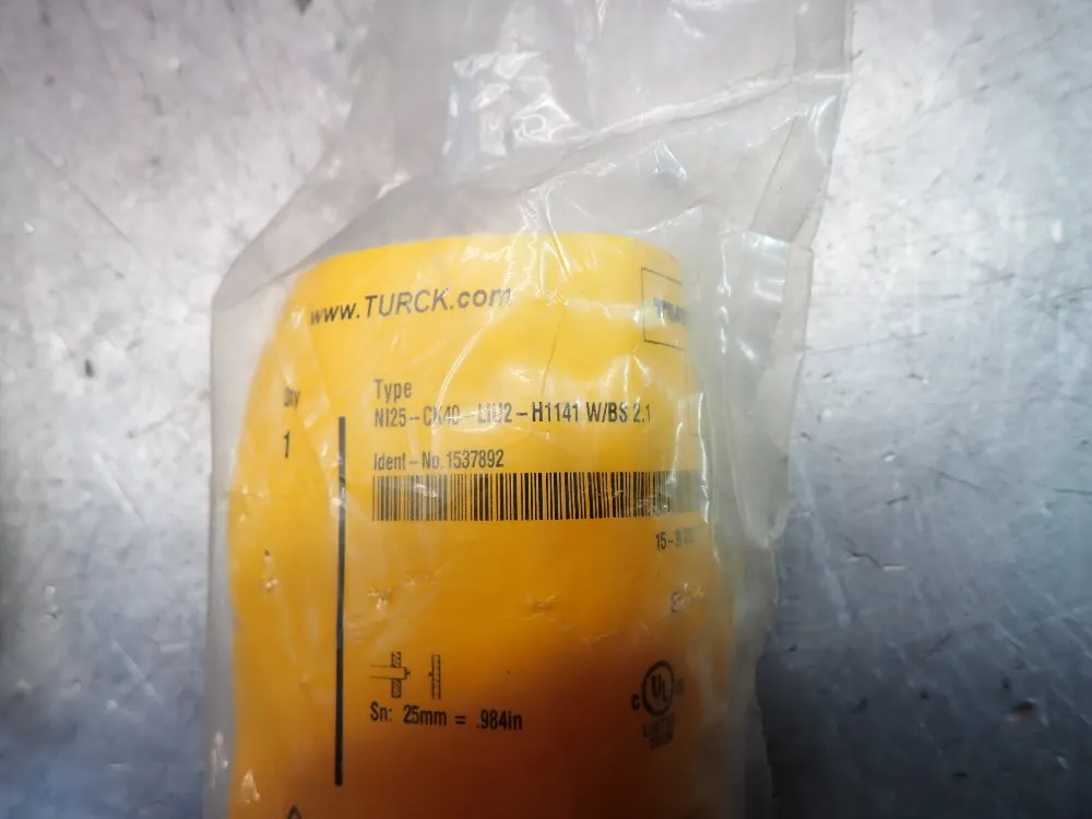Turck 25mm Inductive Sensor - N125-ck40-liu2-h1141