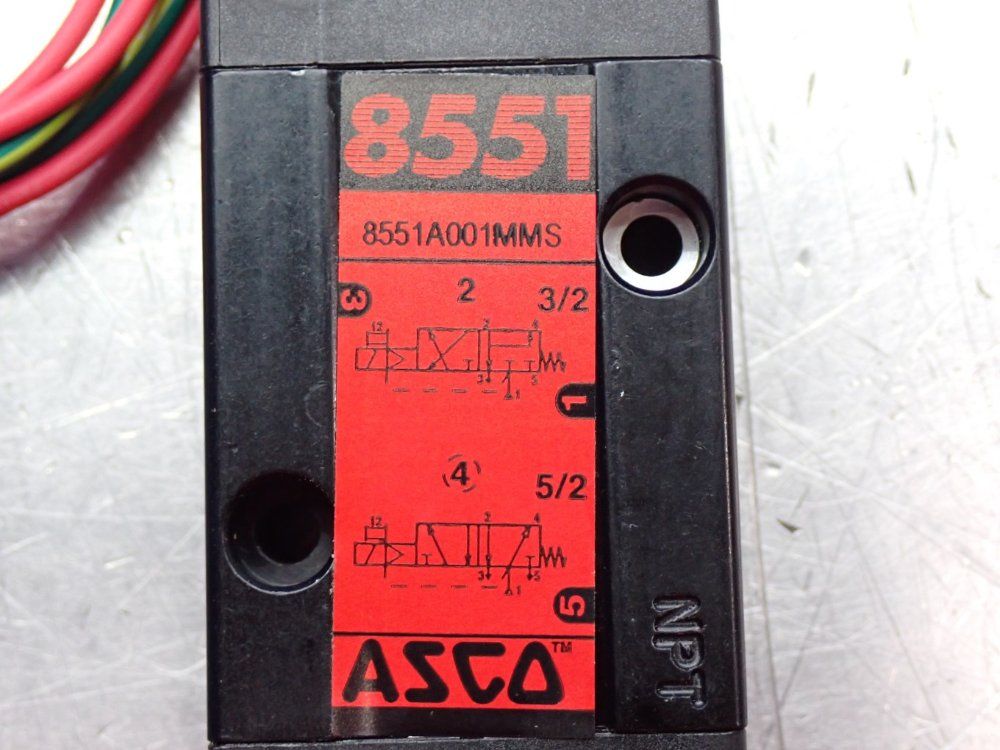Asco Solenoid Valve - Wt8551a001mms