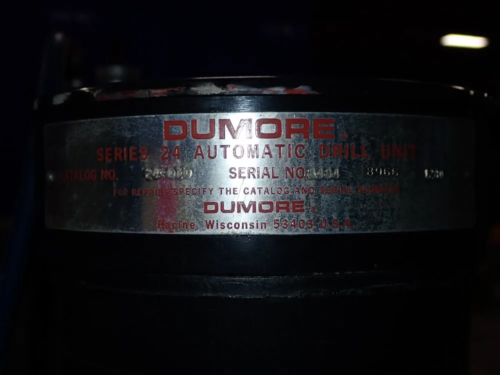 Dumore Vertical  Horizontal Drilling Unit