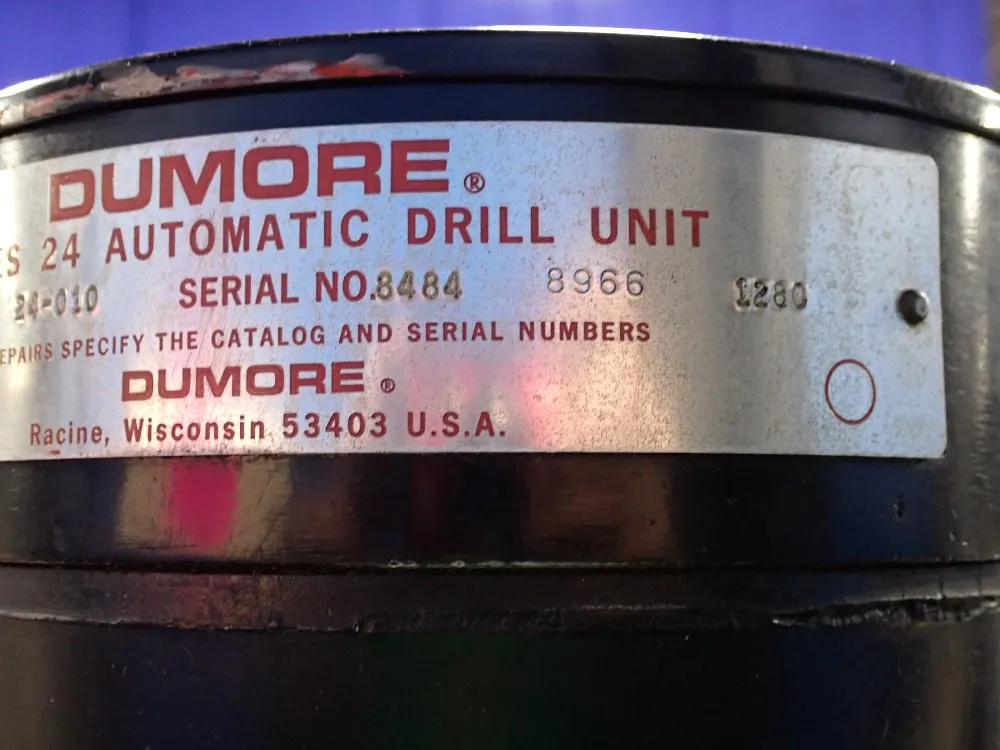 Dumore Vertical  Horizontal Drilling Unit