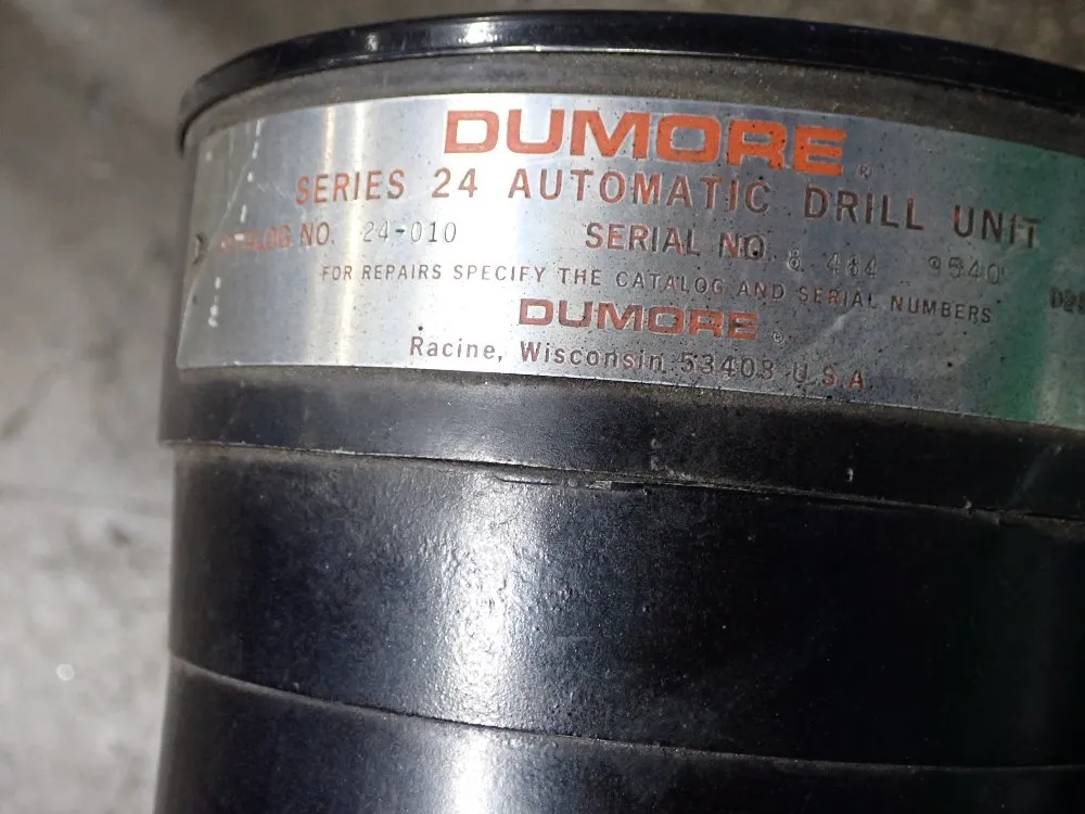 Dumore Vertical  Horizontal Drilling Unit