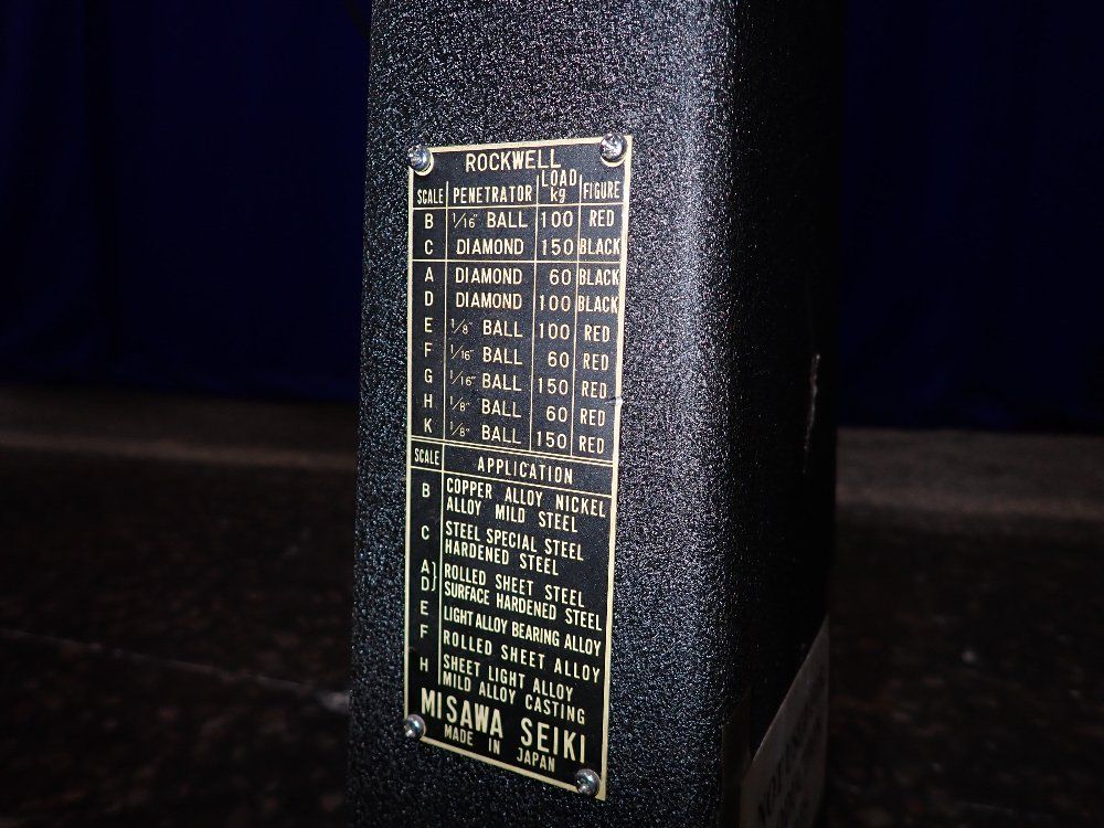 Misawa Seiki  Hardness Tester