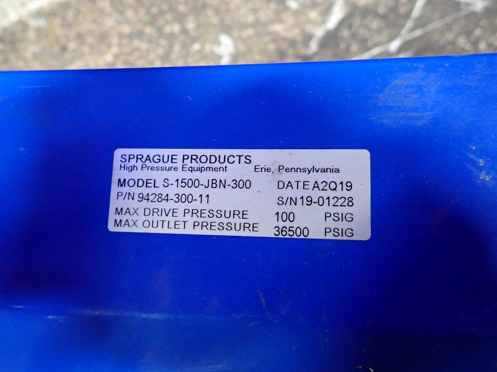 Sprague Pressure Test Chamber