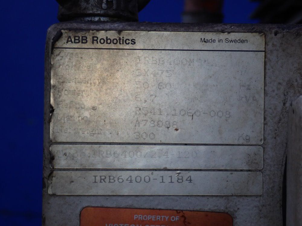 Abb Abb Irb64001184 M94a Robot